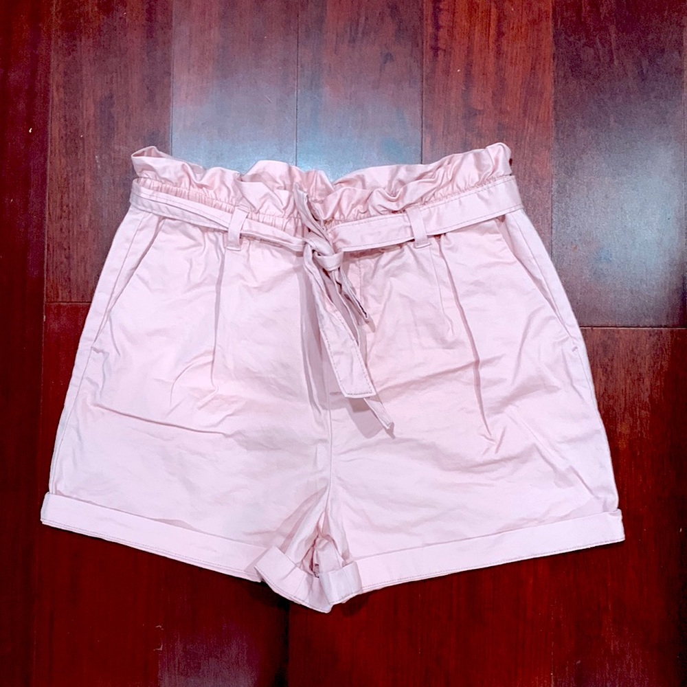 a.n.a pink tie shorts